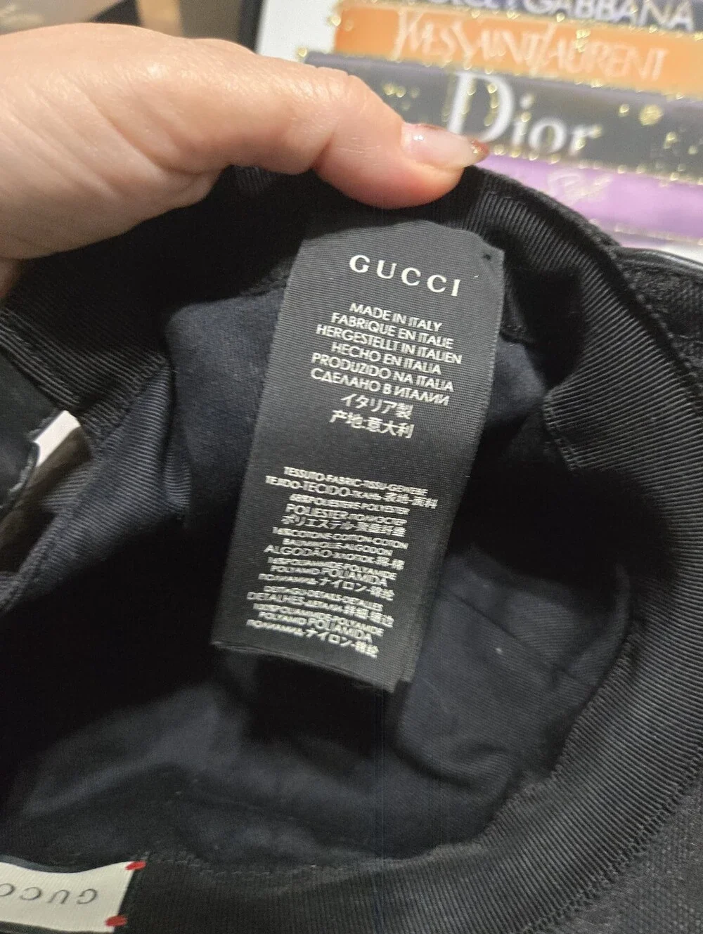 Gucci GG Baseball Hat Sherryline Large 59 EUC
